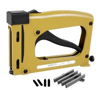 Hand Picture Framing Point Driver, Aluminum Alloy Picture Frame Tool with 1000 Nails Lightweight Point Gun Tacker Adjustable Photo Frame Backing Nailer for Securing Back Pieces of Picture Frames (A)
