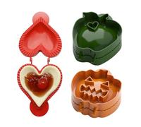 Hand Pie Molds - 3 Pieces Non-Stick Maker, Pocket Pie Molds, Press Easy-Release Design | Mini Hand Feet Maker for Baking Cookie Christmas Halloween Fall Supplies Meat Fried Egg Home Kitchen