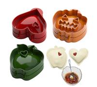 Hand Pie Molds - ABS, 5.5 Inches, Mini Pie, Pumpkin Pies | Durable Non-Stick Baking Tool, Pastry Cutter for Homemade Pies, Tarts, Dumplings, Kitchen Baking Accessory