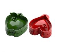Hand Pie Molds for Baking,Holiday Mini Pie Mold, Hand Pies Press Mold Maker for Baking, Party Potluck H-and Pies Molds for Festivals and Parties (Green+red)