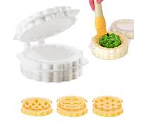 Hand Pie Molds,Small Dough Press - Hand Dough Presser Hand Press, 3 Shapes Multi-Purpose Pocket Pie Molds Baking Supplies for Home Travel