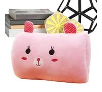 Hand Pillow - Bunny Shape Muff, Soft Plush Velvet Cushion with PP Cotton Filling, Cartoon Support for Kids Classroom Travel Napping Winter School Home Desk Sofa Bedside Living Room Comfort PlusX