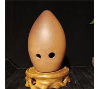 Hand Polished Fired Ceramic Xun 8 Holes Ocarina Clay Xun Musical Instrument For Beginner(F Key 1)