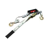 Hand Power Puller Tighten Tool Steel Cable Gear Winch Puller Mini Tightener Double Hook Lifting Tools Precision Control(4 Ton upgraded)