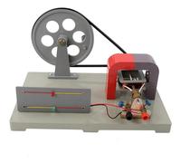 Hand-Powered Demonstration Motor, Hand Cranked AC and DC Generator, Electromagnetic Induction Experiment for Educational and Research Purposes