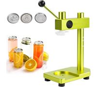 Hand Press Can Sealer No Electricity Needed, Leak-Proof Tabletop Canning Tool for Bubble Tea, Juice, Spices, Home Brewing & Small Business Packaging