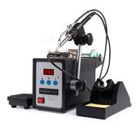 Hand Press/Foot Step Soldering Kit, Hot Air Soldering Iron Station Kit, Precise Led Digital Display Temperature Control, Multiple Modes Adjustable, High-Frequency 90W Soldering Station Foot-Operated