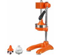 Hand Press Juicer - Durable Stainless Steel and Aluminum Alloy for Easy Juicing of Oranges and Lemons, Easy to Clean Design