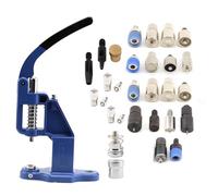 Hand Press Machine All in One Set for Install Rivets, Eyelets, Grommets, Snaps and Fabric Cover Buttons
