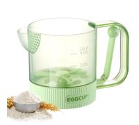 Hand Press Mixer, Rotary Cream Blending Cup, Foam Making with Quick Action, Lightweight Kitchen Beating Tool Set, Coffee Container With Modern Style, Dining Supply for Caffe Use