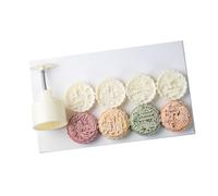 Hand Press Moon Cakes Form Chinese Pastries Molds ABS Bakeware Cookie Stamps for Professional and Home Use Baking Supplies