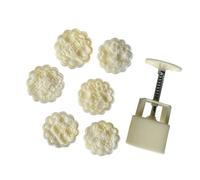 Hand Pressed Cakes Mold Bean Pastes Cake Press Flower Shape Round Pastries Maker Kitchen Baking Supplies Baking Molds