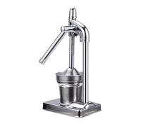 Hand Pressed Lemon Orange Press Machine, Sim-ple to Use and Clean, 20x14x38cm, Lemon Juicer, Manual Squeezing Machine, Stainless Steel Construction, for Home Restaurant