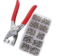 Hand Pressed Seamless Invisible Five Claw Buckle - Including 100 Invisible Colored Metal Buckles, Metal Pliers, Storage Box, DIY Handmade Clothing Home Sewing Tool Kit, and Seamless Sewing Tool.