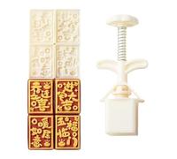 Hand Pressure Pastries Cakes Press Mold ABS Bakeware Easy to Clean Baking Tool for Creating Dessert High Temperatures Resistant