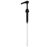 Hand Pressure Syrup Pump Head With 10cc Metering Nozzle For 28/400 Neck Bottles Plastic Dispenser For Coffee Sauce And Liquid Soap Gold Color(Black)