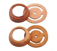 Hand Pressure Well Pump Lower Valve Leather & Leather Cup Replacement Kit for No. 2 Pitcher Pump, 3.5 Inch Valve Leathers and 3" x 2" Cups, Brown, Industrial Grade Repair Parts