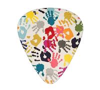 Hand Print High-Quality, Wear-Resistant And Tough Guitar Picks Give You A Different Musical Experience