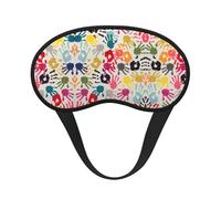 Hand Print Print Blackout Sleep Mask - Side Sleeper Eye Cover, Soft Comfort, Perfect for Travel, Meditation