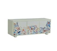 Hand Printed Jewellery Box for Women Jewelry Organizer Box with 3 Drawers Compartments Soft Lining for Girl’s Earring Ncklace Ring and Jewels Beautiful and Luxurious Floral Multicolour