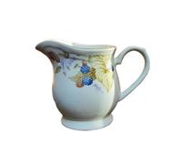 Hand Printed Milk Jug, Porcelain Gravy Boat White 14.2x9.3cm