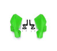 Hand Protectors Motorcycle Accessories 22mm 28mm Handguard Hand Guard Plastic Aluminum Bracket Handlebar Protector For KAWASAKI Hand Guards Handguard(Plastic-Green)