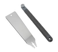 Hand Pull Saw, Japanese Double Saw, High Carbon Steel Blade with TPR Handle for Woodworking, Fast Cutting Dual Tooth Design for Cross and Rip Cuts