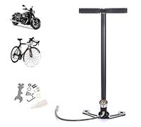 Hand Pump, 3 Stage Air Gun Rifle Filling Pump, 4500PSI High Pressure Hand Pump Stirrup Pump, Air Cycling Hand Pump, PCP Air Rifle Pump, Boat Tire Ball Kayak Hand Pump, Inflatable Pump Stainless Steel