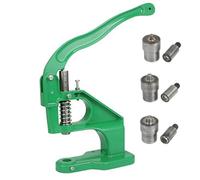 Hand Punch Press Machine, Portable Rivet Press with Adjustment Screw, Easy to Use Grommet Eyelet Maker for Leather Fabric Belt DIY