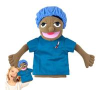 Hand Puppet for Kids Soft Puppet Story Toy | 15.7 inch Career Puppet, Interactive Educational Toy for Kids, Preschool, Storytelling, Role Play, Teaching (Nurse)