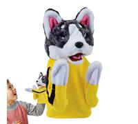 Hand Puppet - Husky Boxer, Animal Hand Puppet, Animal Gag Doll Boxer plushee With Sound & Boxing Action | Playful Dog Puppets For Storytelling, Teaching, Role Play