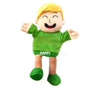 Hand Puppets - 11.81x7.87 inch Soft Plush Interactive Toys | Funny Emotional Educational Characters, Lightweight Comfortable Fabric, Storytelling Learning Playset, Boys Girls Home