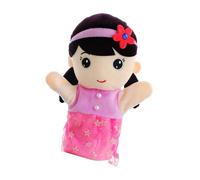 Hand Puppets, Cute Family Plush Puppets with Working Mouth Design, Interactive Communication Toy for Show Theater and Storytelling, Educational Doll Set for Birthday and Learning Activities