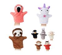 Hand puppets for children Children's Puppet Set Lightweight Colourful Washable
