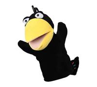 Hand Puppets for Children - Crow Action Figure, Cuddly Rag Doll for Early Development, Cute Hand Puppet for , Play Hour, Learning Aid, Narrative Time, Fun Nursery Family Time Thea