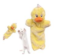 Hand Puppets Plush Animal Toys, Educational Finger Dolls, Interactive Soft Play Accessory, Kids Children Family Classroom Storytelling Puppet, Creative Learning Activity, 17x40cm, for Fun Educational
