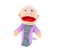 Hand Puppets - Plush Family Character Dolls, Soft Grandparent Glove Figures | Interactive Storytelling Role Play Theatre Toys for Classroom Learning Home Activity Gift for Boys Girls