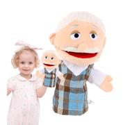 Hand Puppets - Plush Family Set For Kids, Soft Cartoon Characters, Movable Mouth | Comfortable Gloves-Style Design, Role-Play Toys, Storytelling Puppet, Pretend Play, Kindergarten Teaching Fun