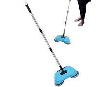 Hand Push Carpet Sweeeper, 3 in 1 Multifunctional Push Sweeeper, Non Electric Vacuum Broom, Lightweight Floor Cleaning Tools, Adjustable Handle Sweeeper for Cleaning Pet Hair, Loose Debris, Lint