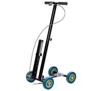 Hand-Push Lane Marking Applicator, Wheel Transfer Line Marking Machine with Width and Angle Adjustment, Rubber Silent Wheel, for Schools, Sports Surfaces, Factory Marking Works