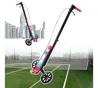 Hand-Push Line Marking Applicator for Straight Lines, Curves & Circles - Ideal for School, Sports Ground, Garage, Factory Floor Marking