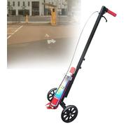 Hand-Push Road Marking Applicator, Adjustable Straight and Arc Line Painter for Playgrounds, Sports Surfaces, and Parking Lots