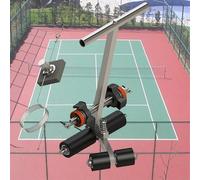 Hand Pushed Floor Tape Applicator, Playing Field Line Striping Machines Basketball Court Stencil Kit, Width Adjustable Can Draw The Lines and Circles You Want,45CM