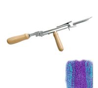 Hand Quilted Tool, Texture of Texture for Portable Flocal Knitting Rugs | Manual for the creation of carpets with wool yarn and fabric to cover the faucet