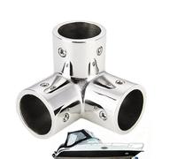 Hand Rail Fitting Connector - 3 Way Stainless Steel Marine Supplies, Pipe Hand Rail Tee | for Marine Ship Guardrails Yacht Piping Camping Daily Adventure Travel Road Trip Work