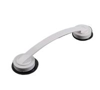 Hand Rails Bathroom Sucker Handle Toilet Seat Armrest for Glass Door,Refrigerator,Cabinet Safety Handle Grab Bars Housewares(L - White)