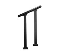 Hand Rails for Outdoor 2 Step Stair Handrail & Indoor Outdoor Metal Steps Railings for Seniors(0.6m)