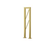 Hand Rails for Outdoor Steps, Wrought Iron Railing, Stylish U Shaped Design, Suitable for Residential/Commercial Staircases(Gold,35cm/14in)