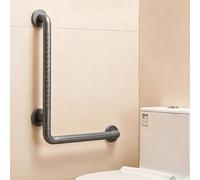 Hand Rails for Toilets, Bathroom Non-Slip 40cm 45cm 60cm Mobility Aid Handrail with Glow-in-the-Dark Ring, Entrances Stairwells Balance Assist Grab Bar(70x70cm/27.55x27.55in)