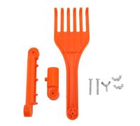 Hand Rake Garden Tool, Small Leaves Rake Handheld Garden Cleaning Tool Garden Rake with Ergonomic Wood Handle for Clearing Leaves and Loose Debris in Flower Bed and Around Plants